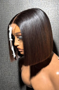 8inches bone straight with 4x4 closure