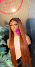 24 Inches Bone Straight Wig – 5x5 Closure Glueless Unit