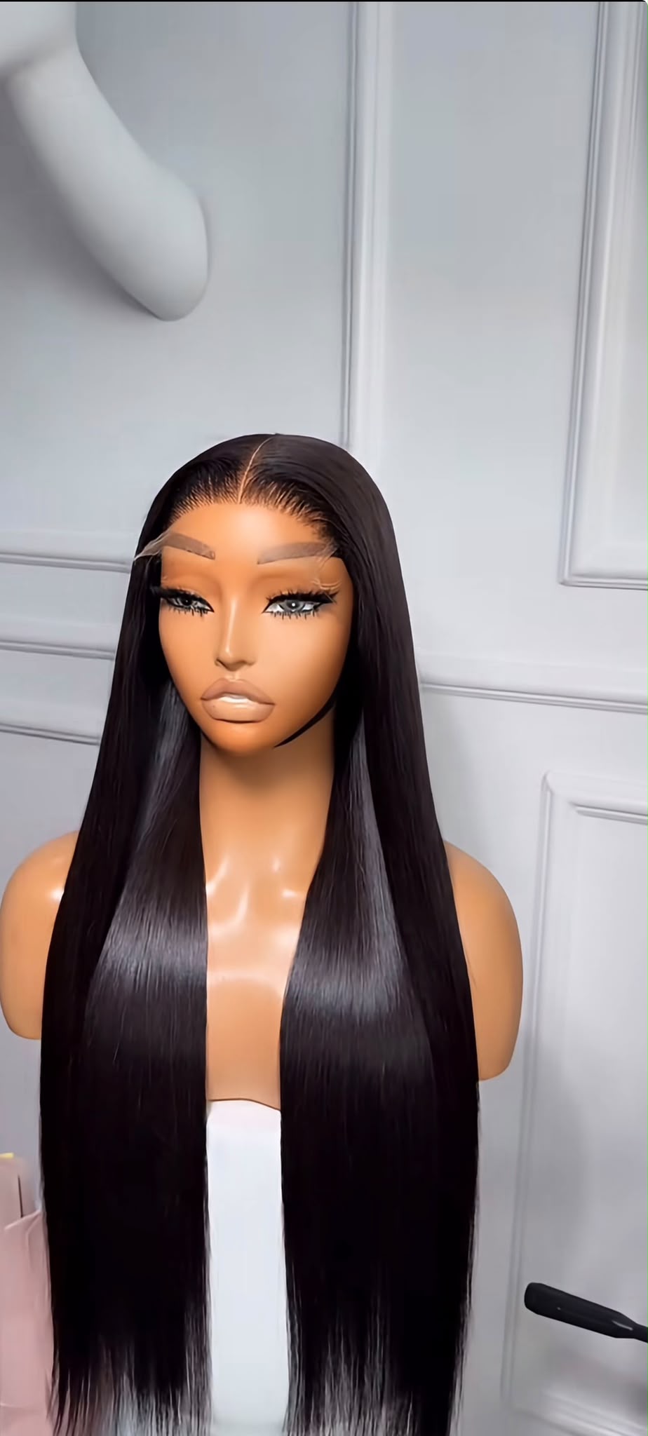 24inches bone straight with 5x5 closure